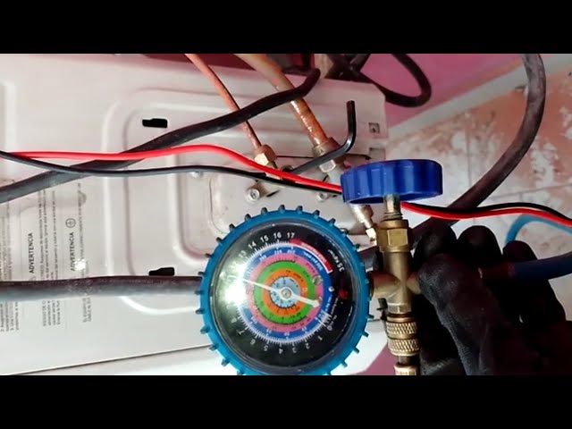 Monitorea el nivel de gas refrigerante